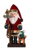 Nussknacker Weihnachtsmann mit Schlitten, 47cm