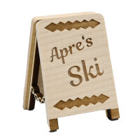 Miniatur Aufsteller Frohe Weihnachten - Apres Ski...