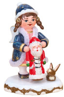 Winterkind Himmelskind mit Weihnachtsmann, 6,5cm NEUHEIT...