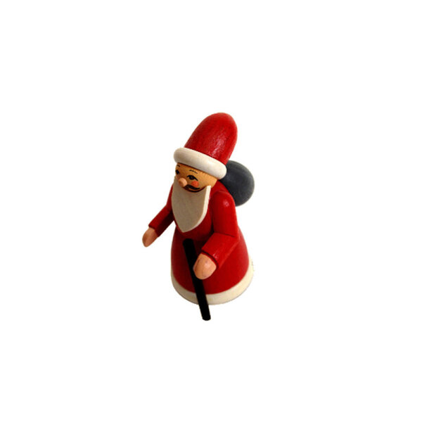 Weihnachtsmann Miniatur bunt, 6cm