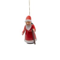 Baumbehang Weihnachtsmann Miniatur bunt, 6cm