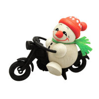 Cool Man mit Motorrad