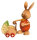 Stupsi Hase mit Kinderwagen, 12cm
