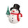 Schneemann mit Baum weiß, 6,5cm