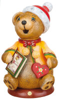 Räuchermann Teddys Weihnachtsgeschichte, 14cm