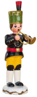Winterkind Bergmann mit Trompete, 9cm