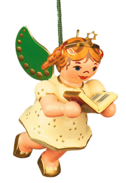 Baumbehang Engel mit Gesangsbuch, 6cm