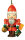Baumbehang Nussknacker Weihnachtsmann, 7cm