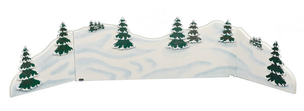 Winterlandschaft Diorama für Hubrig Winterkinder verstellbar, 100-115 x 24cm