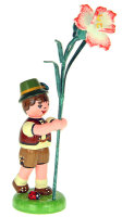 Blumenkind Junge mit Nelke, 11cm AUSLAUF