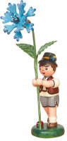Blumenkind Junge mit Kornblume, 11cm