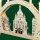 Doppelschwibbogen Dresdener Frauenkirche mit gedrechselten Kurrendefiguren, 7-flammig, 53cm