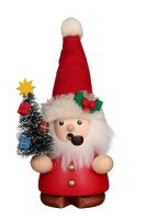Räuchermann Weihnachtsmann rot, 14cm, Ulbricht