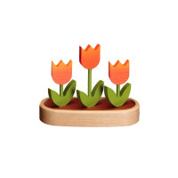 Tulpen orange-natur, 5cm Stück