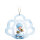 Baumbehang Schneeflöckchen mit Becken in der Wolke, 7cm AUSLAUF