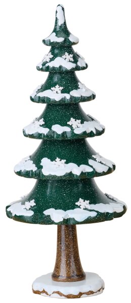 Winterkind Winterbaum mit Schneekristallen, 22cm NEUHEIT 2022